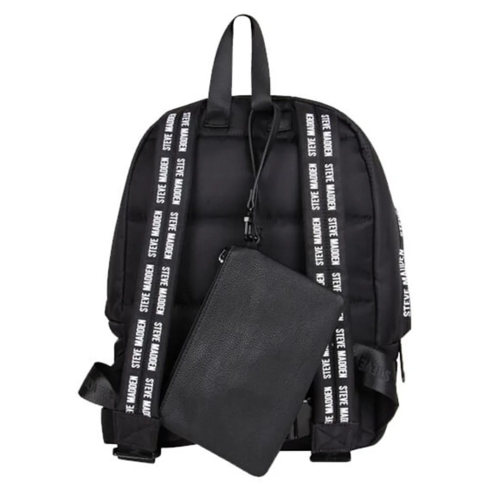 Steve Madden Ariaa Quilted Backpack in Black